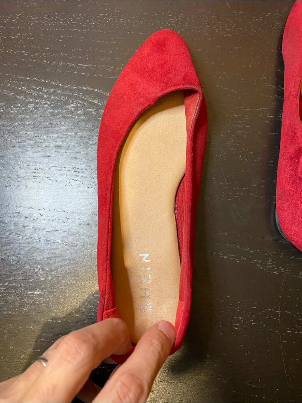SHEIN soft suede